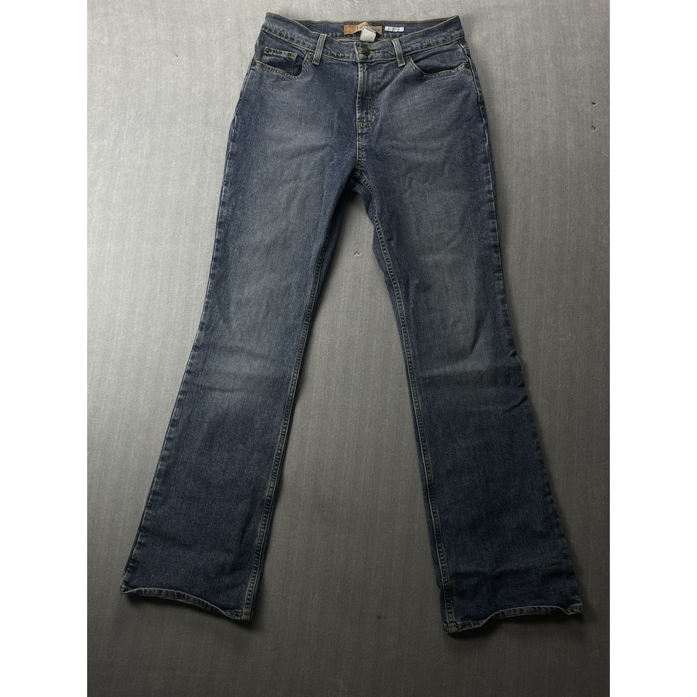 Old Navy Curvy Just Below Waist Boot Cut Jeans Size 8 Denim Pants Stretch
